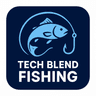 Tech Blend Fishing Logo